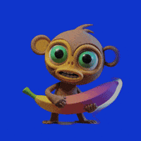 Hungry Monkey GIF