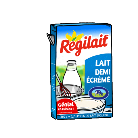 Regilait giphyupload milk lait milkpowder Sticker