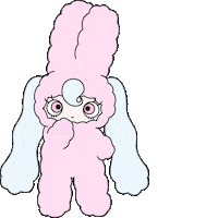 Bunny Rabbit Sticker by mineco