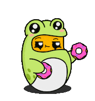 Break Time Eating Sticker by lilpotates