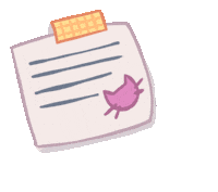 Cat Paper Sticker
