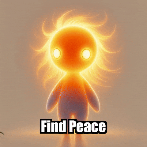 Peace Stillness GIF by Bloomscroll