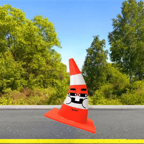 surprised run over GIF by Bubble Punk