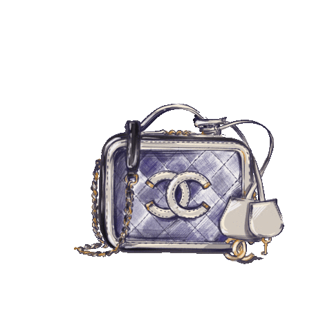 PolovkovaArt giphyupload chanel channel crossbody Sticker
