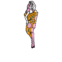 Pizzanaut_tallinn pizzanaut pizzalady pizza lady Sticker