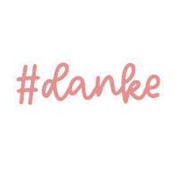 Thanks Sticker by Lucie Gerstmann