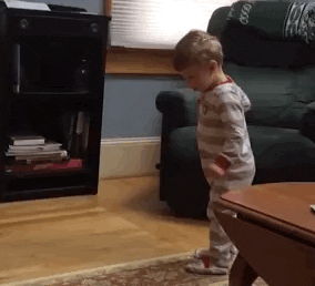 just kidding GIF