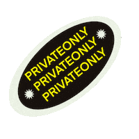 Privateonly Sticker