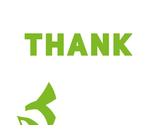 Energy Drink Thank You Sticker by Dark Dog Organic