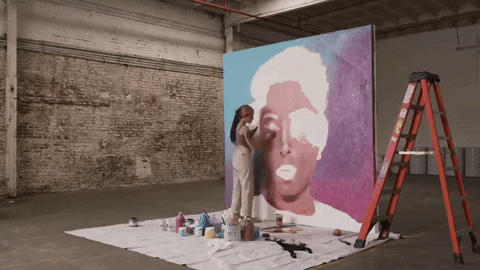 Time Lapse Painting GIF by Halsey