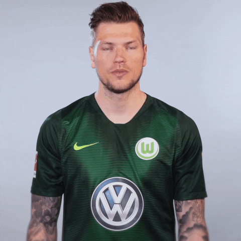 Soccer Reaction GIF by VfL Wolfsburg