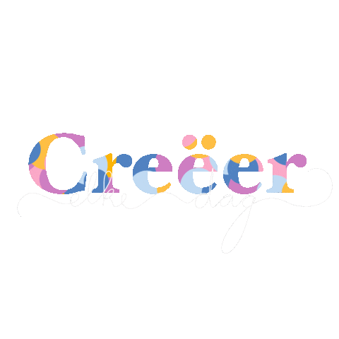 Typography Brand Sticker by Gestrikt door Claudia