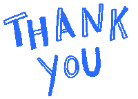 Thanks Thank You Sticker by Doodleganger
