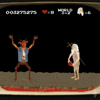 good vs evil collage GIF by Scorpion Dagger