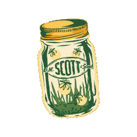 Glow Light Up Sticker by OM Scott and Sons