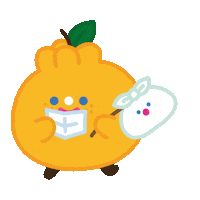 On The Way Orange Sticker by THE RECORDER FACTORY