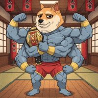 Flexing Shiba Inu GIF by Doge Pound