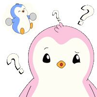 Confused Miss You Sticker by Pudgy Penguins