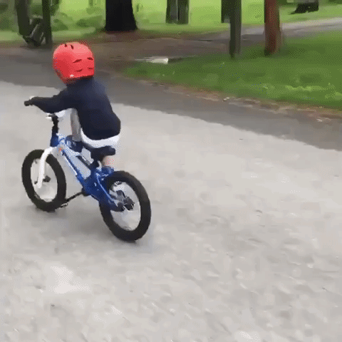 Three-Year-Old Daredevil Shows Off His Bike Tricks