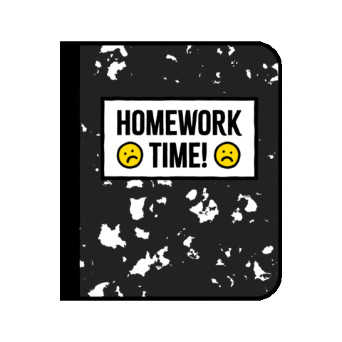Studying Back To School Sticker by Jessica Lau