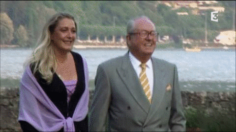marine le pen archive GIF by franceinfo