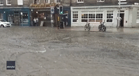 Heavy Rain Leads to Flash Flooding in Central Edinburgh