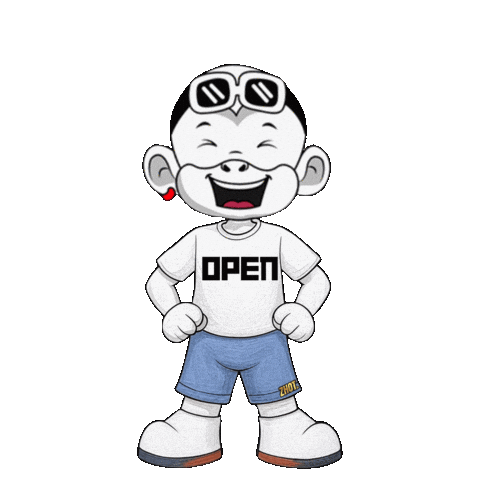 Go Open Up Sticker by Zhot