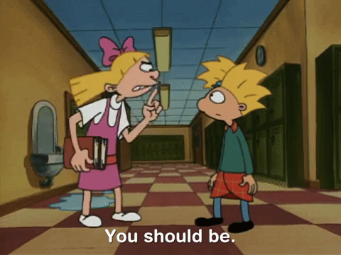 hey arnold nicksplat GIF