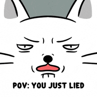 Judging White Cat GIF by MESA My Emotional Support Animal