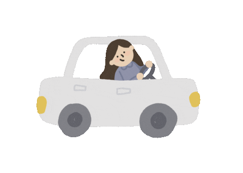 lazysuesue giphyupload car drive motor Sticker