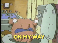 on my way GIF by garbageparty