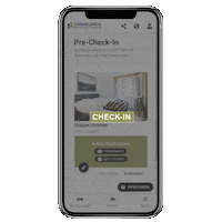 Booking Mobile Phone Sticker by Casablanca Hotelsoftware