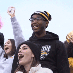 towsonuniversity giphyupload yes touchdown loud GIF