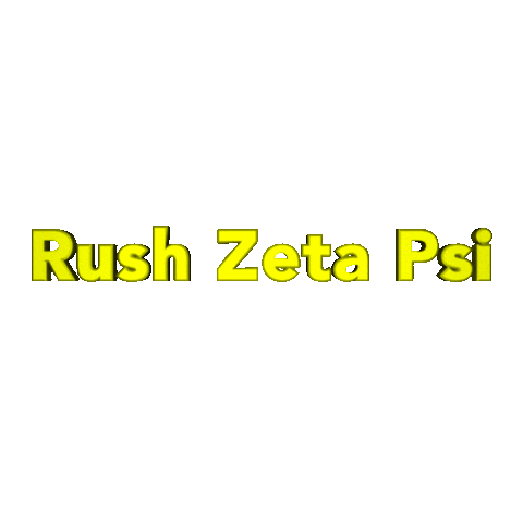 ZetaPsi 3dtext frat fraternity greek life Sticker