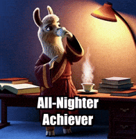 Late Night Study GIF by dalaillamazen
