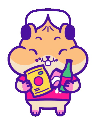 Snacks Hamster Sticker