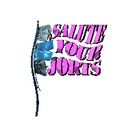 Jorts Sticker by Hourglass Brewing