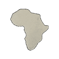 pinnedpins pride africa map silver Sticker