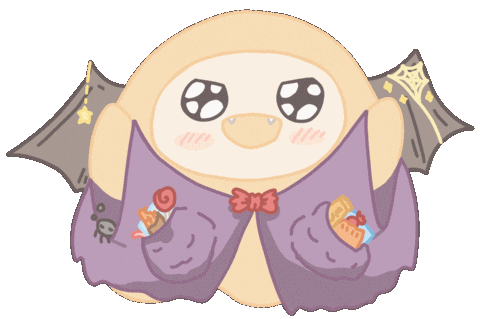 Excited Trick Or Treat Sticker