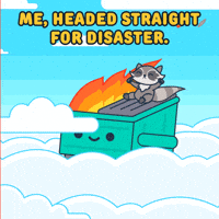 Disaster Dumpster GIF by 100% Soft