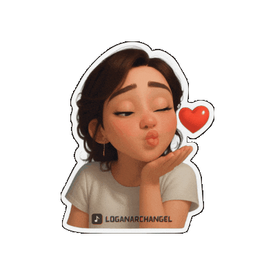 Kisses Love Sticker