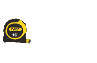 Construction Tapemeasure Sticker by PJCProd