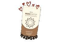 MAKECAKE vegan schokolade topping zuckerfrei Sticker