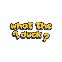 Confuse What The Duck Sticker