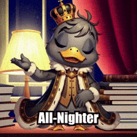 Late Night Study GIF by sirduckbeth