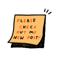 New Post Please Sticker by ALXNDRA