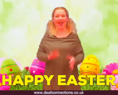 sign language easter GIF