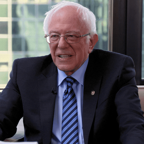 Bernie Sanders Laughing GIF by Patriot Act