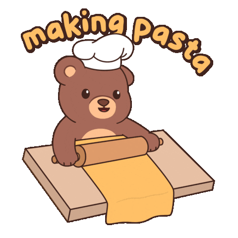 Teddy Bear Cooking Sticker by BEARISH