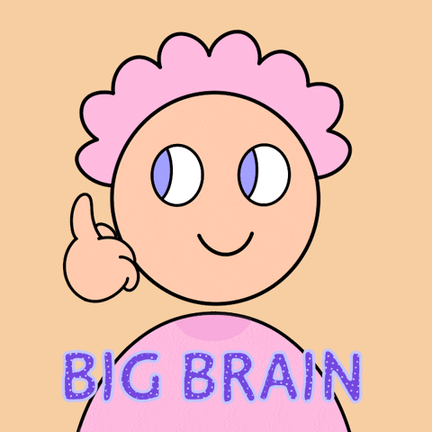 Big Brain Thinking GIF by Fatman